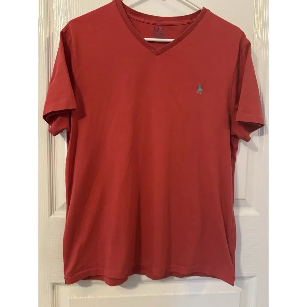 Polo Ralph Lauren Men's Classic Fit Crew Neck T-Shirt X-Large, Classic Red